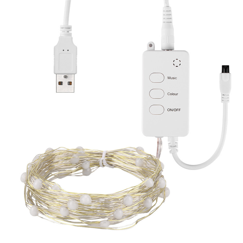 Smart LED String lumières danser avec de la musique Sync Dreamcolor Fairy Lampe Garland pour la maison Chr