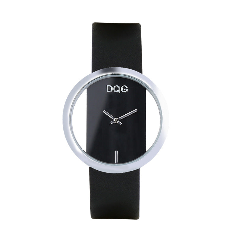 Montre de couple transparent Cutout Personnalité