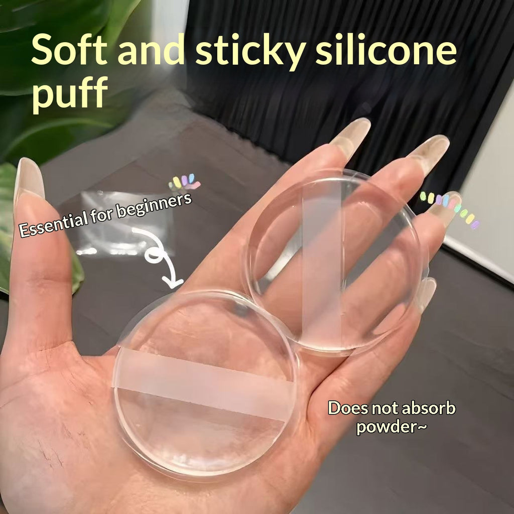 Fondation Jelly Cushion sans poudre de silicone transparente