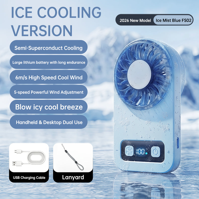 Ventilateur portable de compression de glace à zéro degré