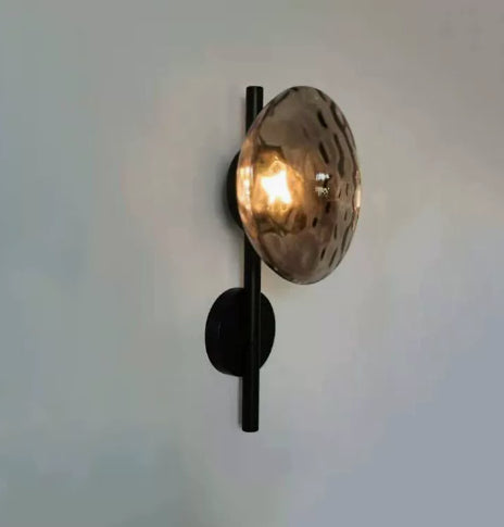 Mur en verre Sconce Fond Lumière murale