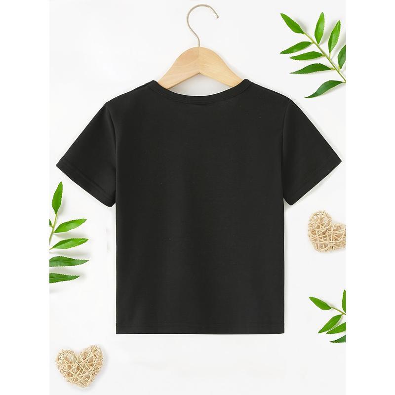 Noir Continental Taille coton papa m'a dit que je pourrais imprimer T-shirt garçon