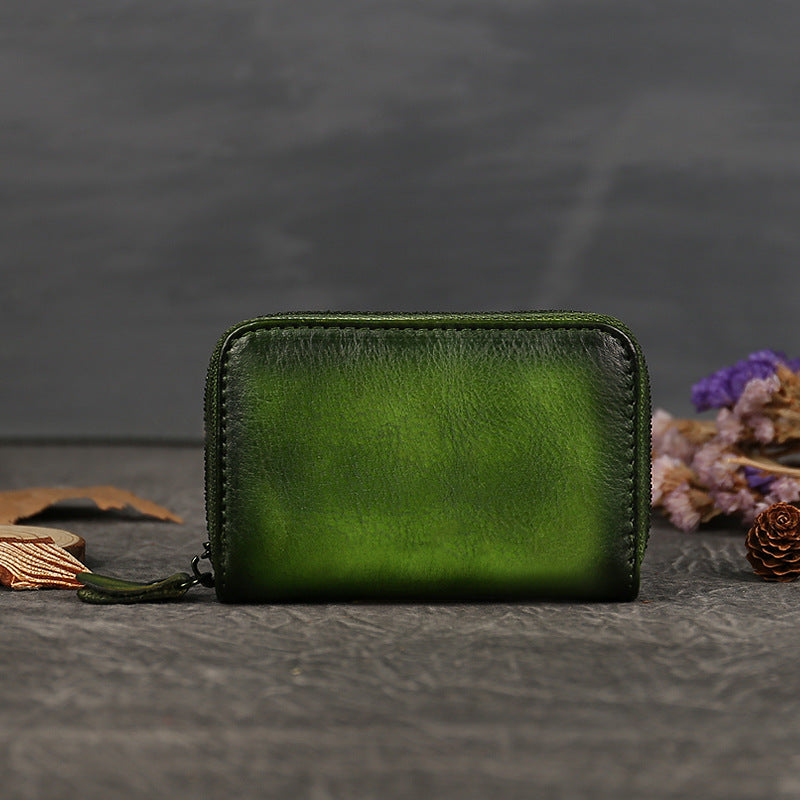 Cuir véritable Petit Porte-cartes Cuir première couche