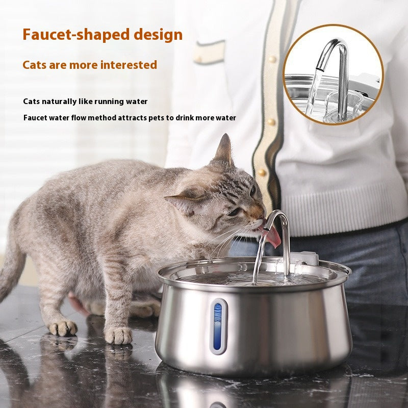 4L goutte d'eau grande capacité Pet en acier inoxydable distributeur d'eau