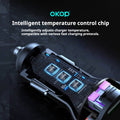 KP-C104 Chargeur de voiture multiports le plus vendu avec fonction de lecteur MP3 de recharge rapide A