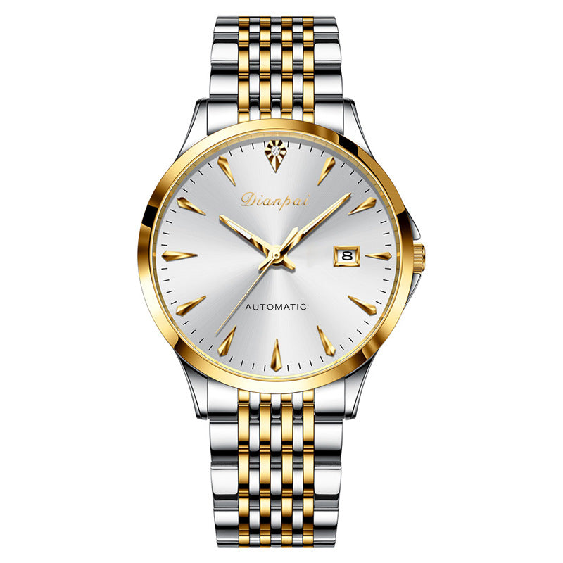 Men's Automatic Mechanical Watch with Simple Dial