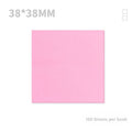 Couleur petit carré de note collante-pink-1 pièce