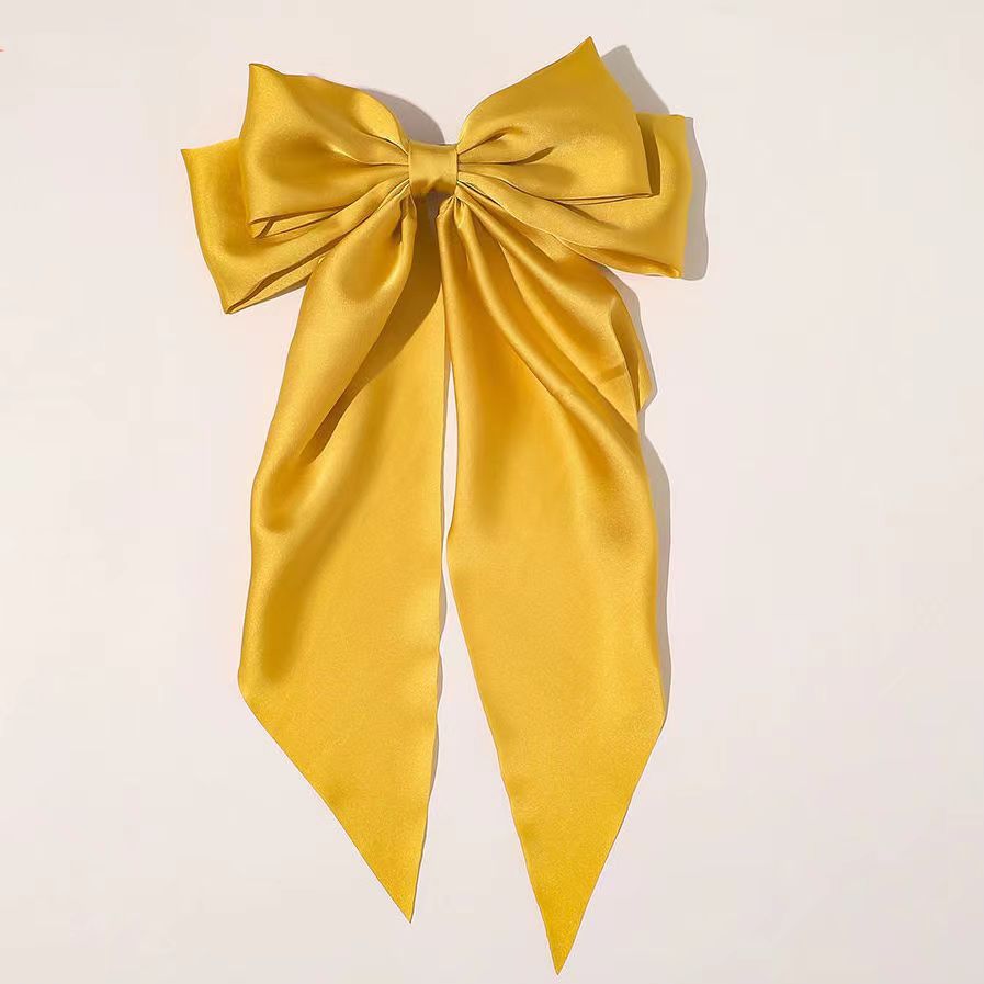 Bow Ribbon Hairpin Tissu rétro simple