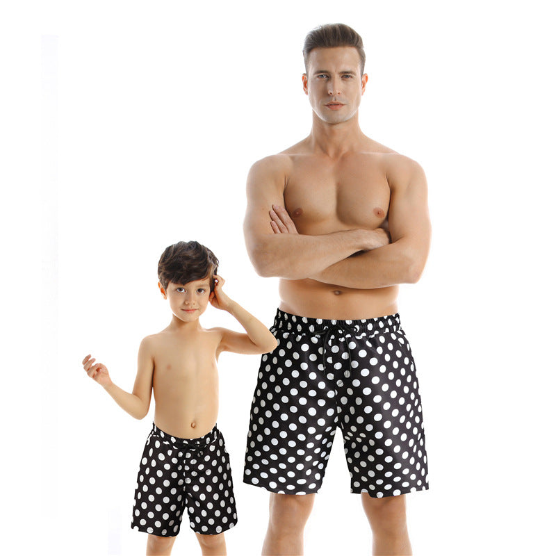 Style Parent Maillot de bain enfant Séchage rapide Pantalons de plage