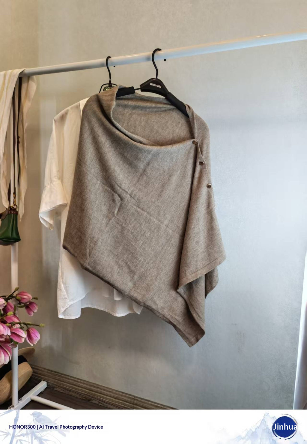 Châle polyvalent Slouchy Knit Vintage Femmes avec un toucher sophistiqué