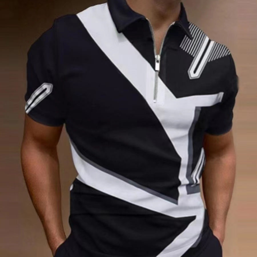 T-Shirt à fermeture éclair POLO