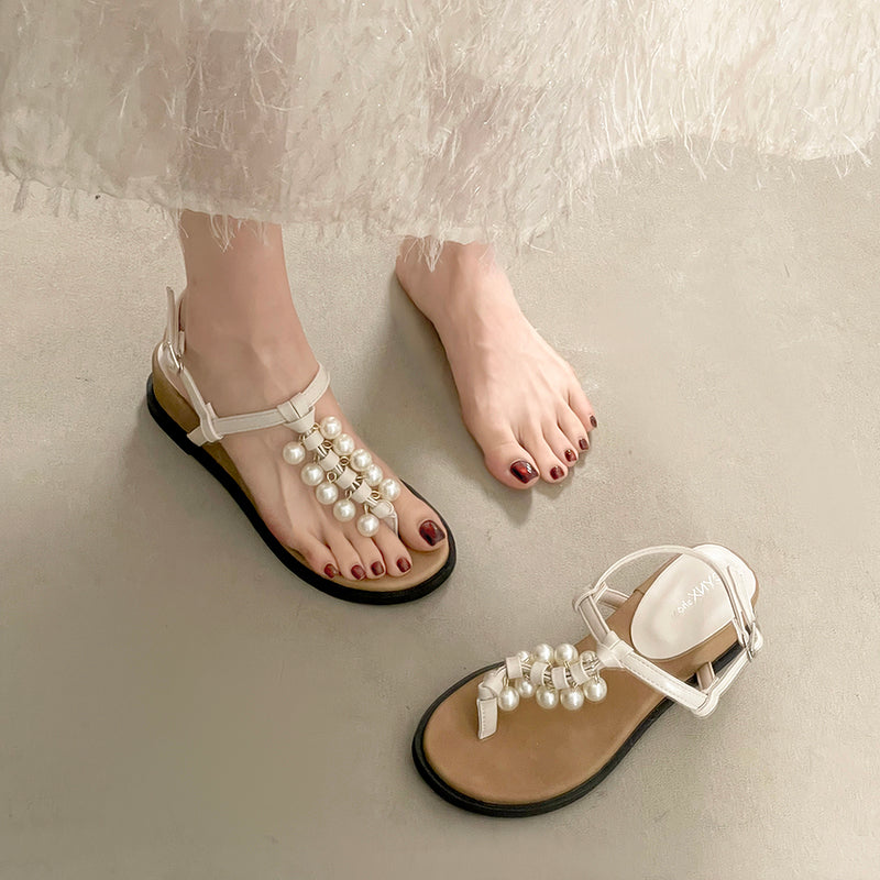 Taille de semelle épaisse Augmenter Wedge String Super High Talon Sandales Femmes Été Pour Robes