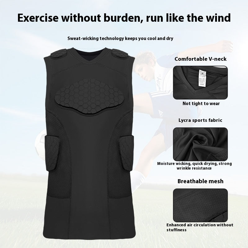Anti-collision Basketball Vest Sports Tight Breathable Quick-dry Vest