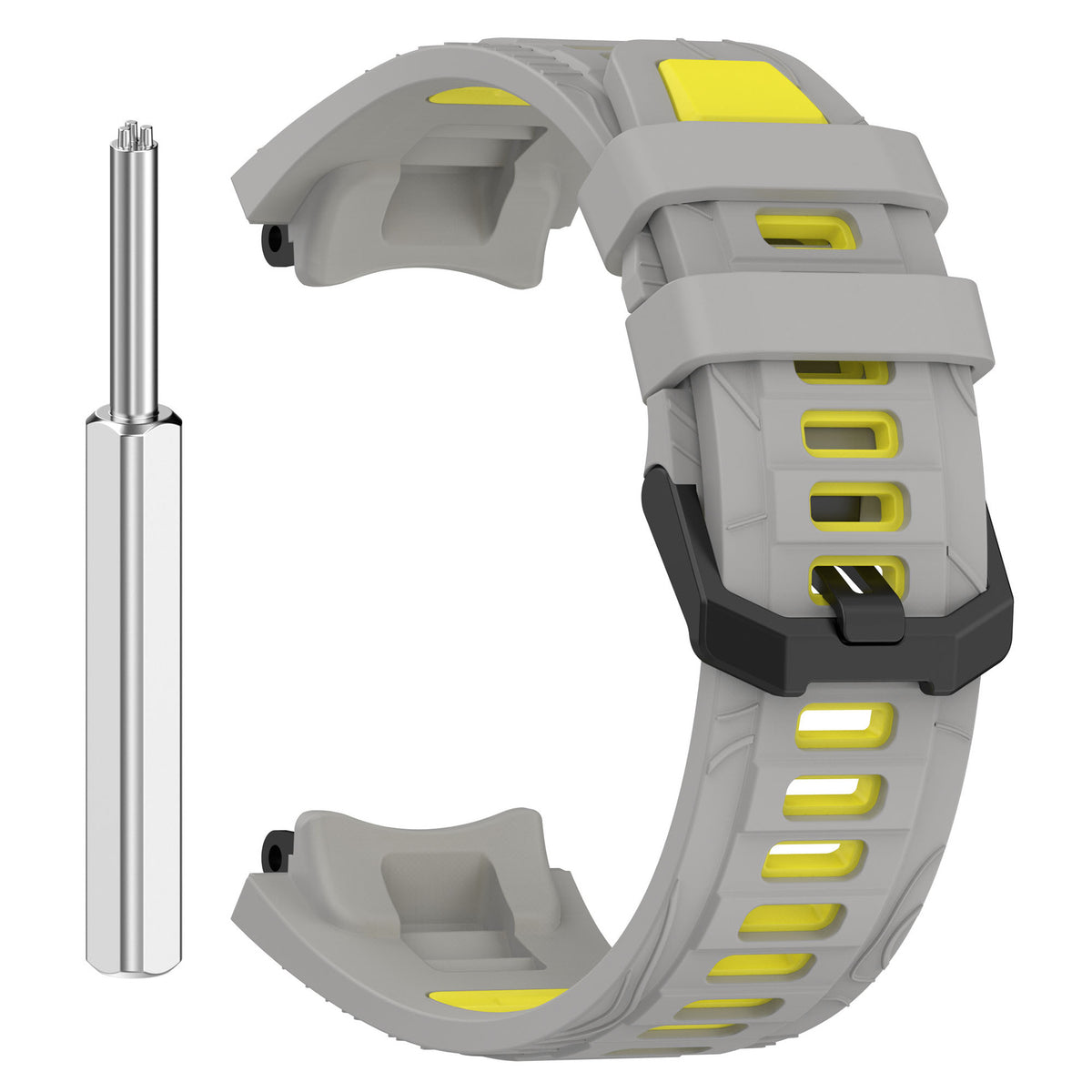 Applicable à la sangle en silicone sport bicolore Huami