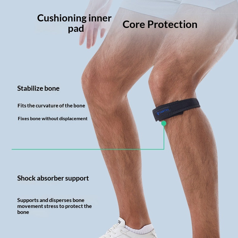 Trace de genou de sport pour hommes