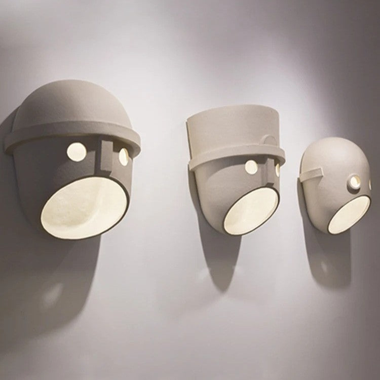 Personnalité Masque Lampe murale Lumière LED créative pour les chambres d'hôtes