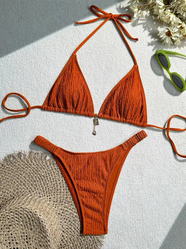 Bikini tricolore européen et américain