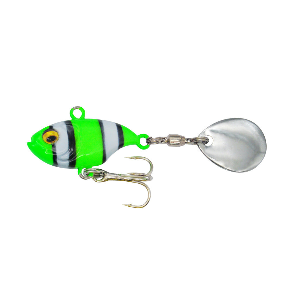 Tôle de fer de pêche en mer métal Lure Paillettes rotatives