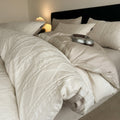 Grand ensemble de quatre pièces Jacquard Pure Cotton avec une touche de légère couverture de luxe et lit