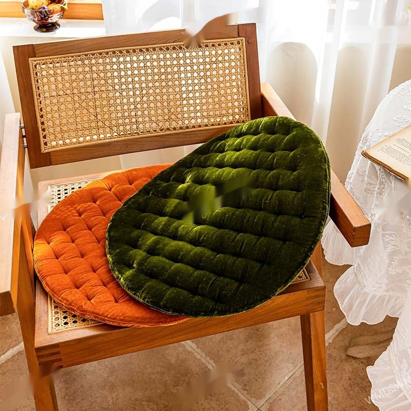 Tabouret de luxe léger de style français Coussin rond toute saison