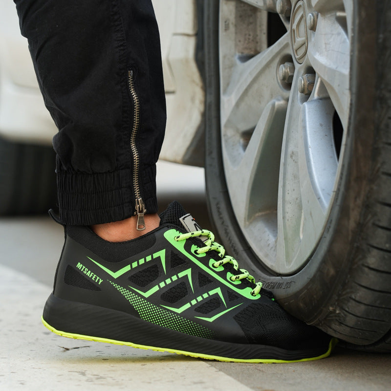 Chaussures de protection du travail ultra-légers Quatre saisons Anti-smashing et anti-pénétration