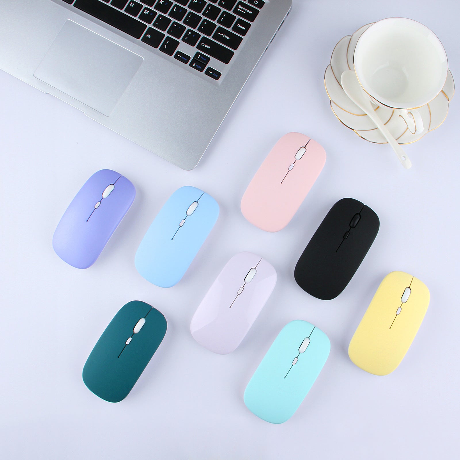 Bougie sans fil charge Bluetooth souris bureau USB