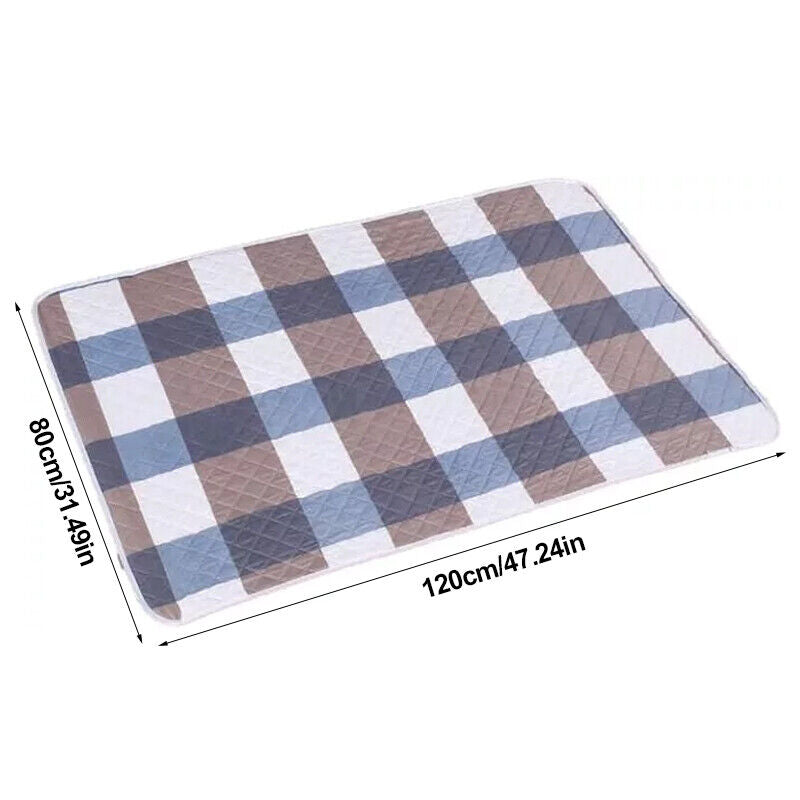 Incontinence réutilisable Bed Pad Absorbent Lavable Bed Matelas Protecteur 80X120cm