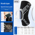 Silicone réglable à amortisseur de course à l'extérieur du genou de sport Knob-Style