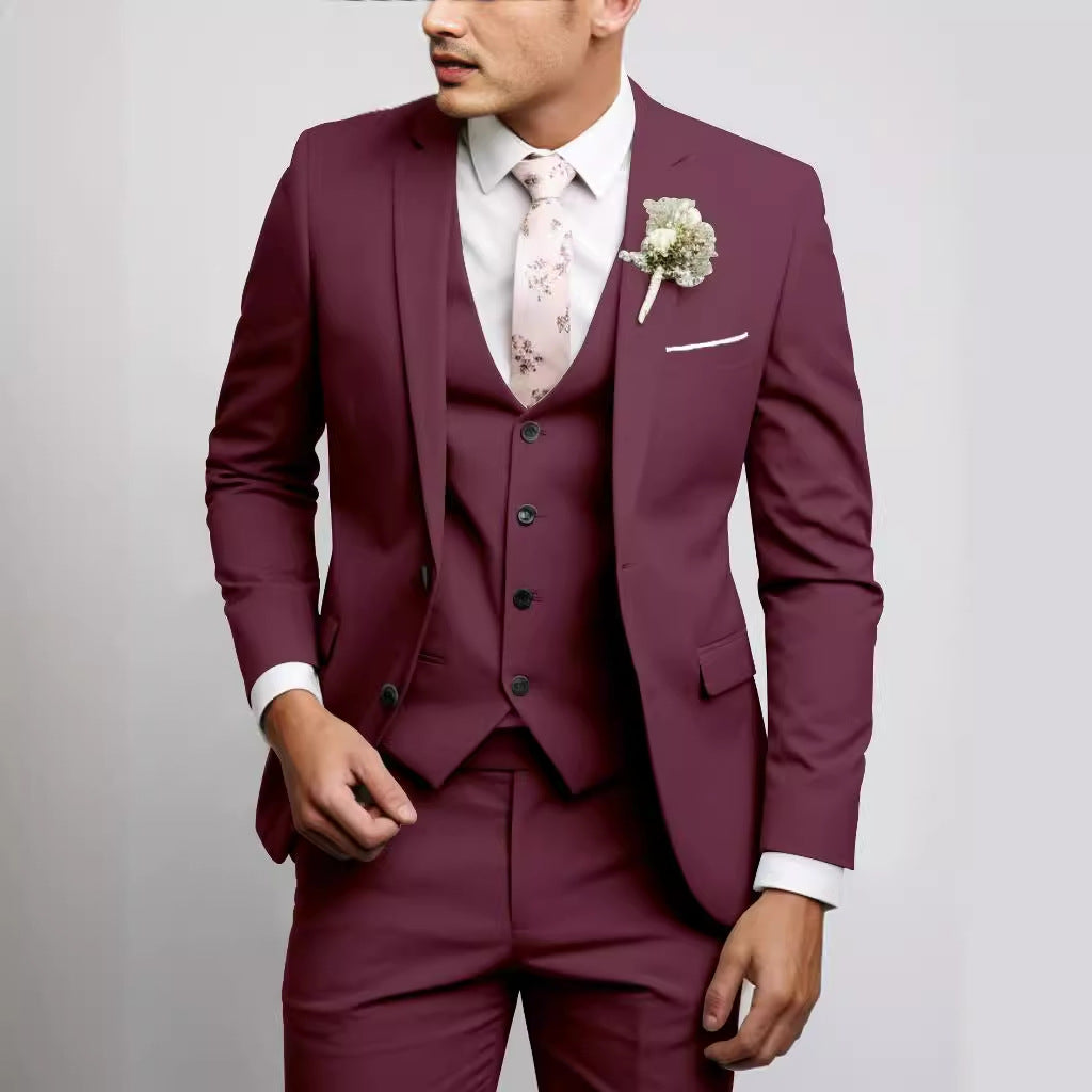 Ensemble de costumes polyvalents à deux boutons pour hommes