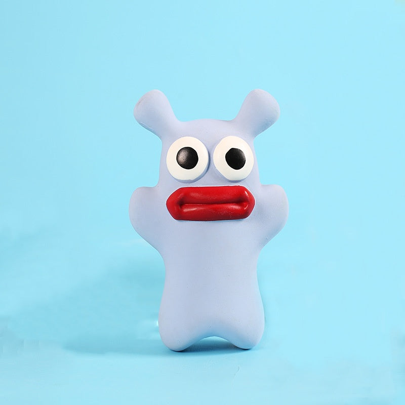 Durable chew-resistant squeaky pet toy