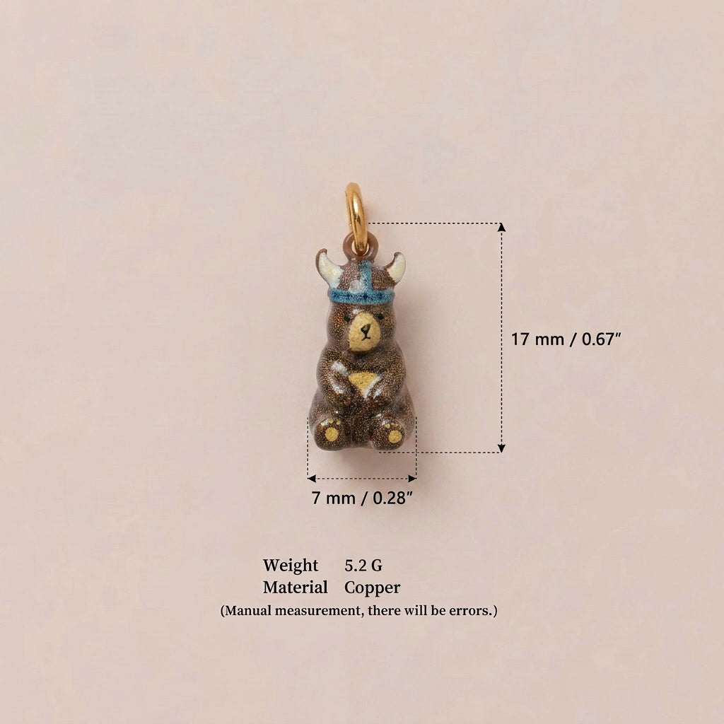 Petit Animal Série DIY Accessoires Pendentif à huile drippée