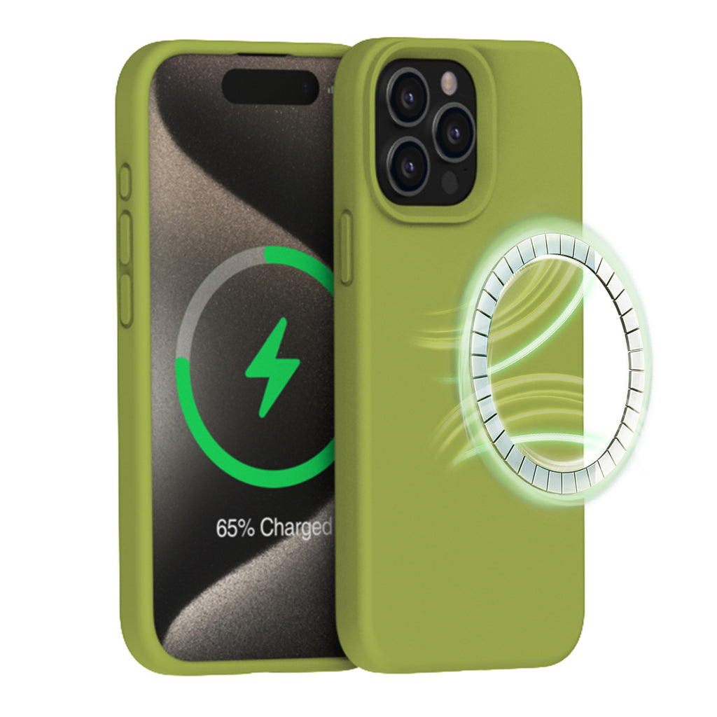 Business Magnetic Silicone Simple Phone Case