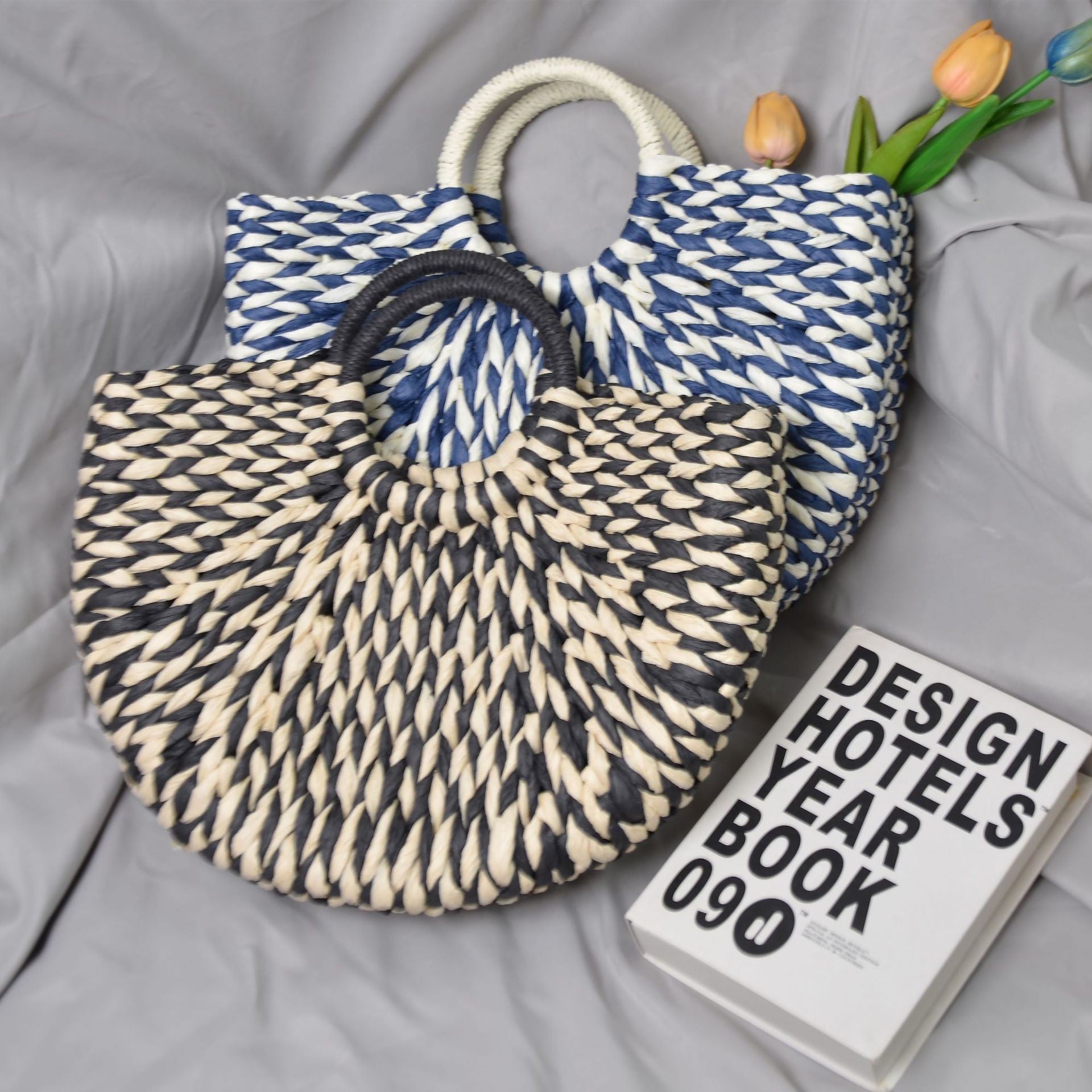 Sac en papier vintage élégant