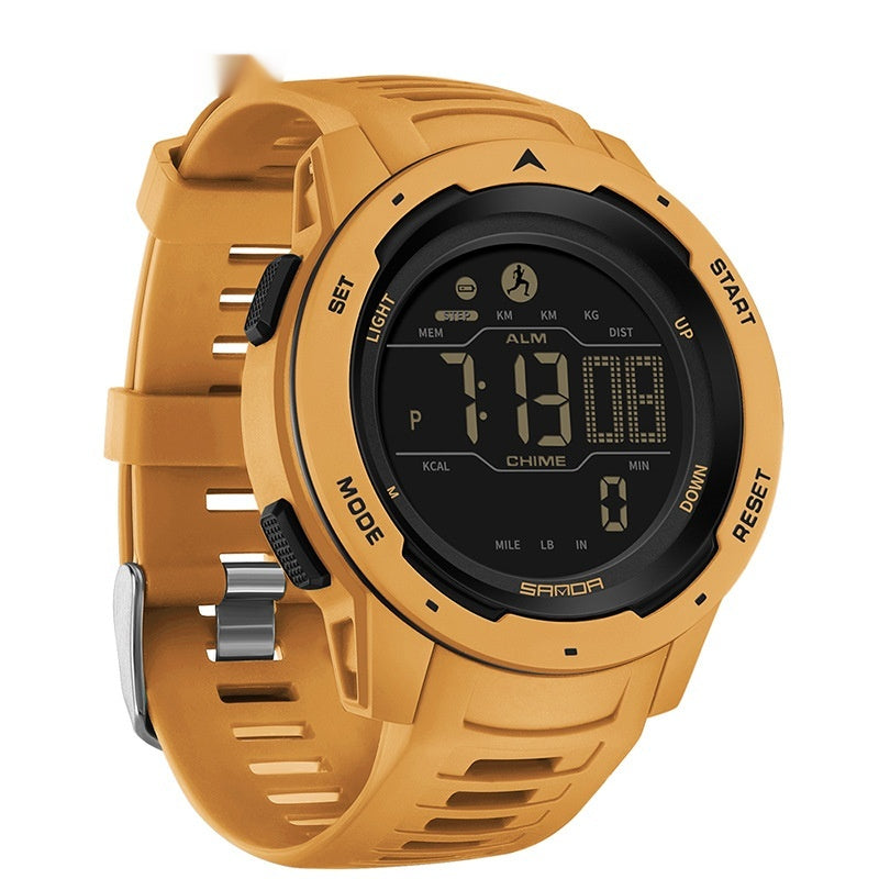 Sanda Calories Imperméable Multifonctionnel Shockproof Smart Homme et Femmes Montre