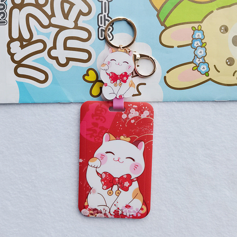 Lucky Cat Dix de milliers d'ensemble de certificats de bénédiction