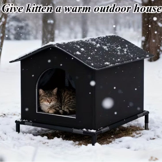 Four-saison Cold-resistant Outdoor Enclos Cat House