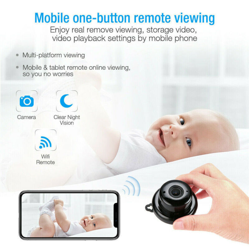 Caméra CCTV WiFi 1080 P Wireless IR Indoor Outdoor Security Night Vision Accueil CAM