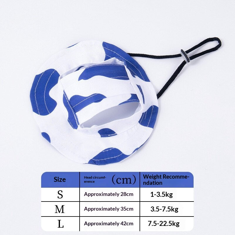 Accessoire pour animaux de compagnie imprimé à motifs de vache