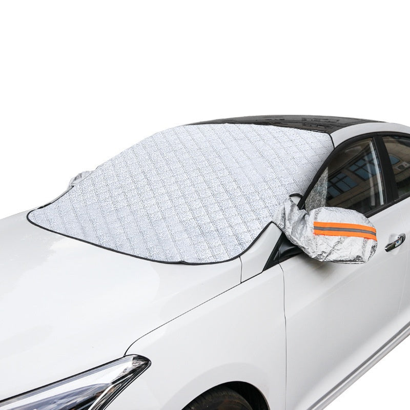 Couverture de neige pour pare-brise avant épaissé antigel Protection contre la neige et le gel
