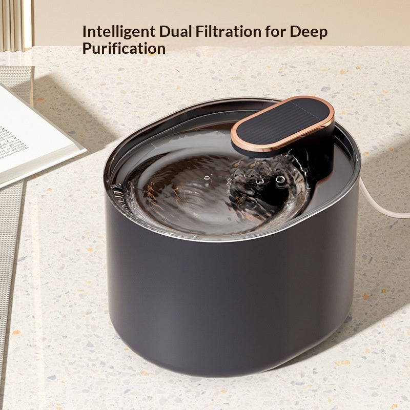 Fontaine d'eau intelligente à température constante pour animaux de compagnie