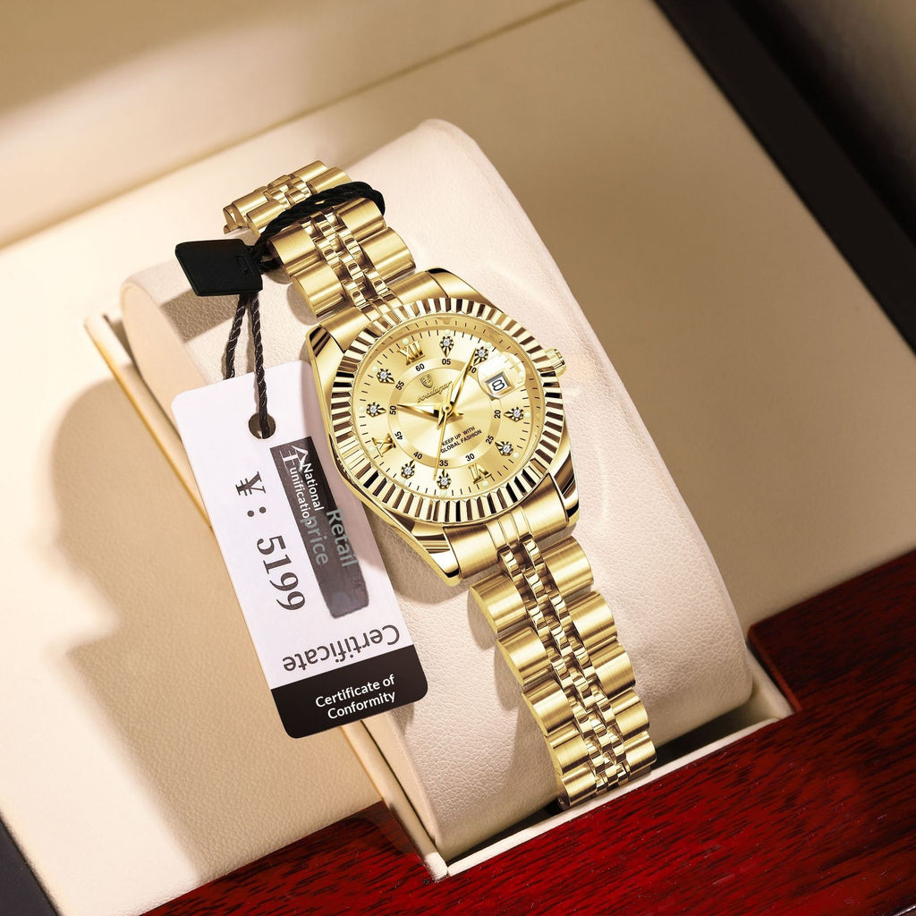 Élégante montre minimaliste et en alliage personnalisé pour les femmes