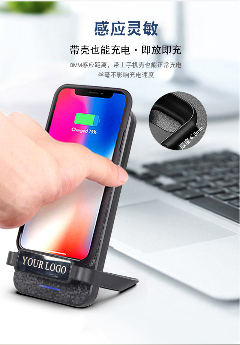 Q8 Support de chargeur sans fil noir