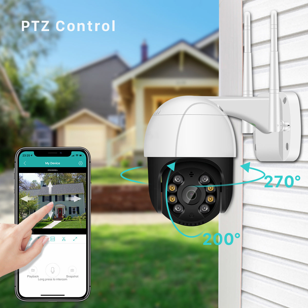Caméra de surveillance WiFi sans fil