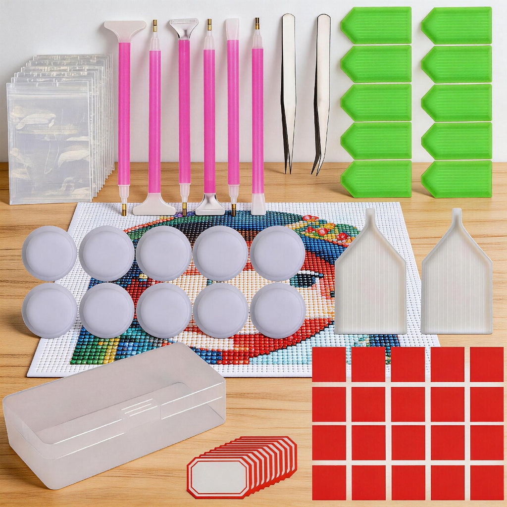 Kit de peinture diamant avec points adhésifs