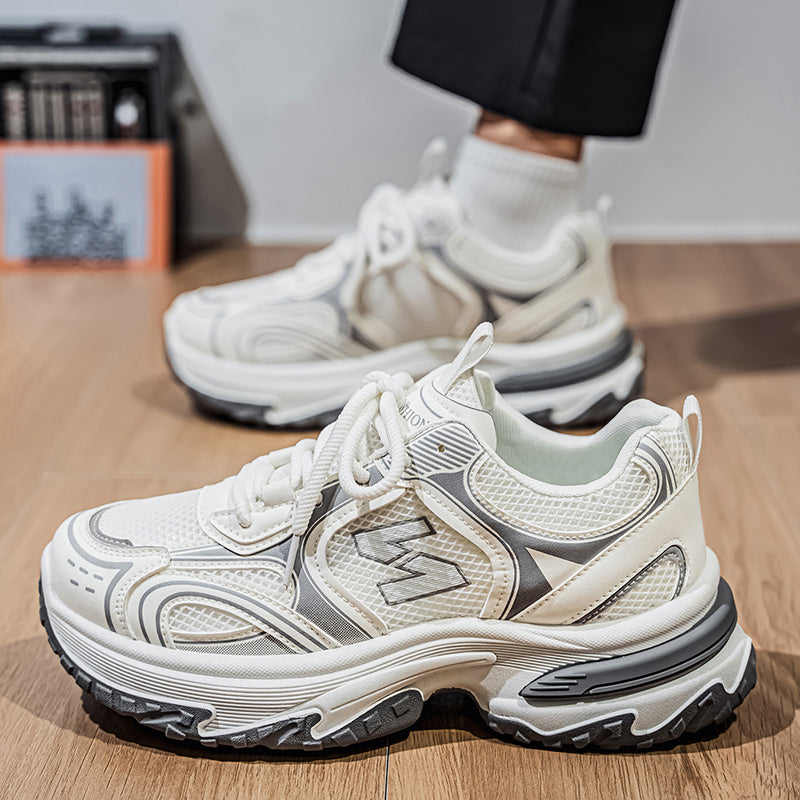 Printemps Automne Hommes Chunky Chaussures de papa