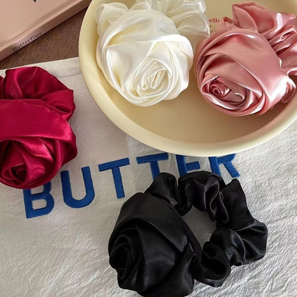 Bun Ponytail Avancé Sens de fleur Coiffure en caoutchouc bande de coiffure