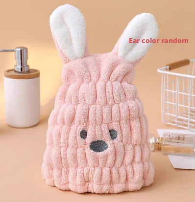 Bouchon de séchage des cheveux pour enfants-pink-1 pièce