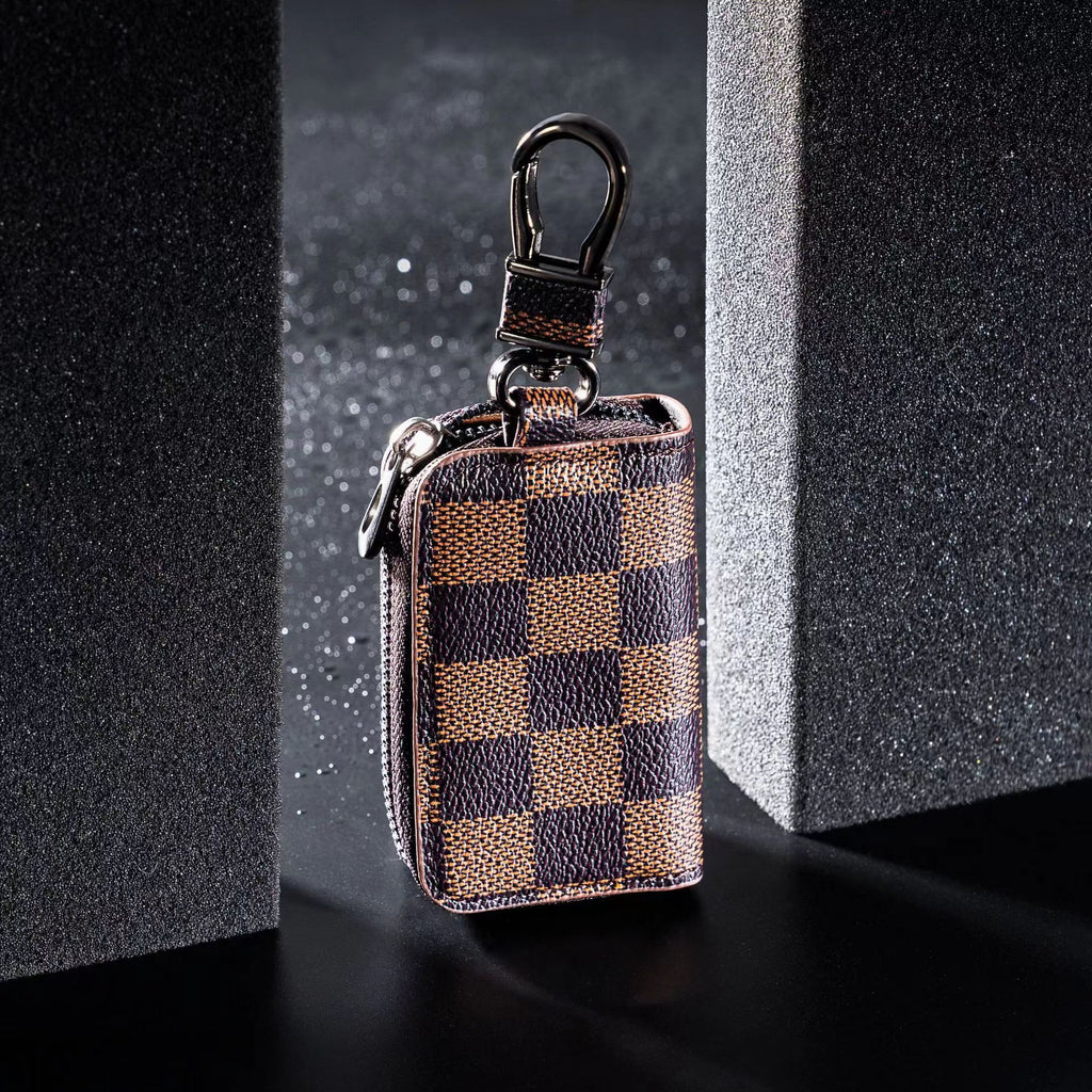 Fashion Plaid Car Key Protector