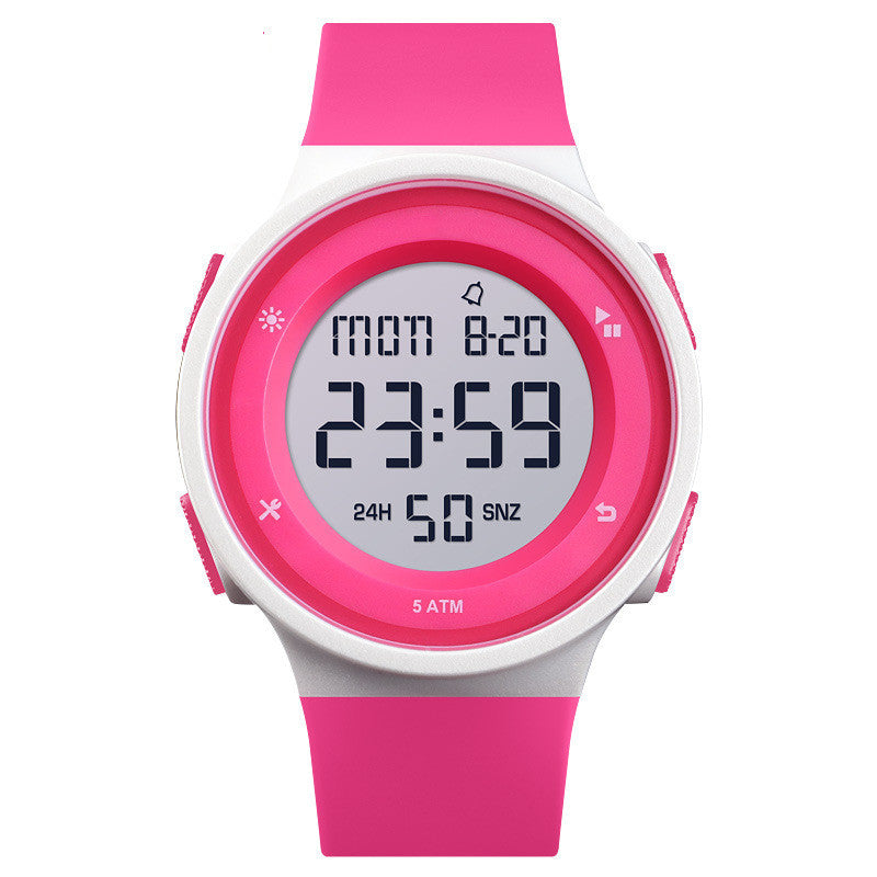 Sports de plein air bracelet en silicone montre électronique
