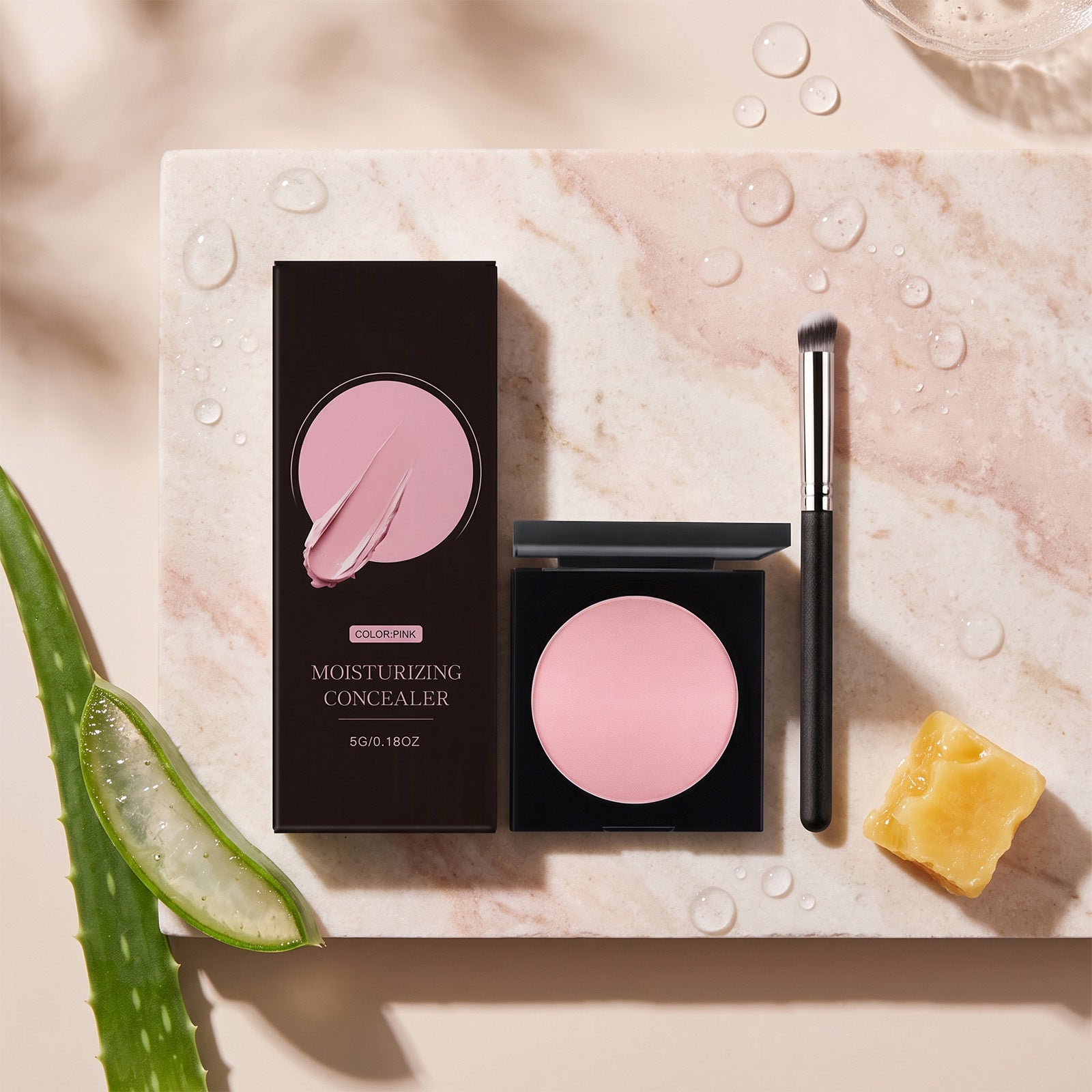 Rose hydratant Concealer Foundation setsmooth et facile à mélanger